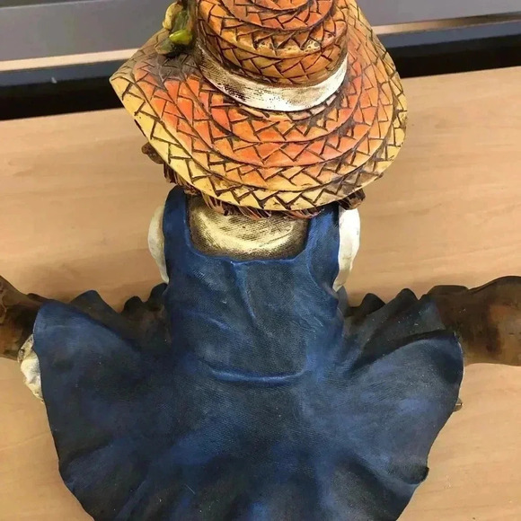 Vintage resin Statues /dolls. Set includes two 14-inch Raggedy Ann figures - Picture 4 of 9